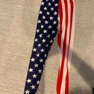 American Flag leggings